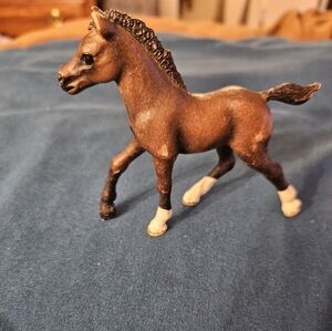 Retired 2013 Schleich Arabian Foal-Baby Horse‎ Plastic Figure-Used-D-73527